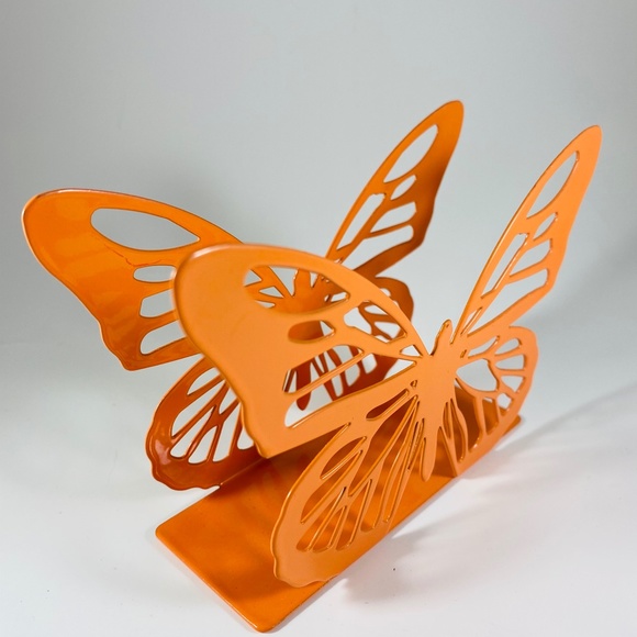 Super cute bright orange butterfly napkin holder - Picture 2 of 7